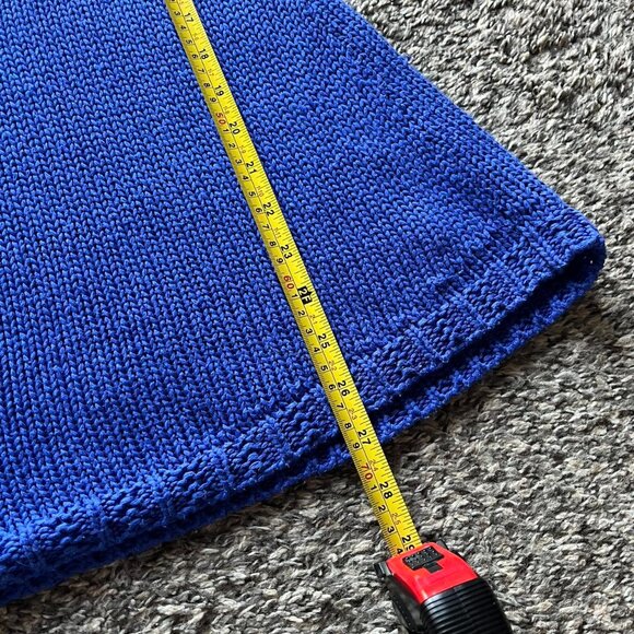 Polo Ralph Lauren Womens Large Blue Sweater Knit Pullover - Picture 8 of 8